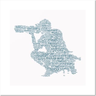Photographer Photography Silhouette Shape Text Word Cloud Posters and Art